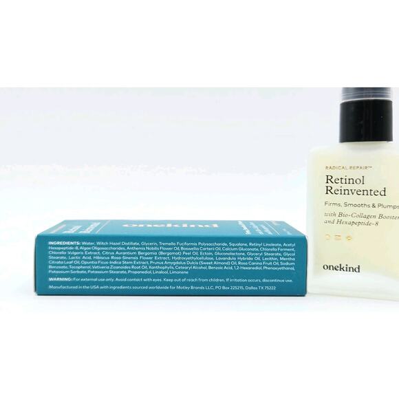 OneKind Retinol Reinvented Radical Repair 1oz/30ml- Firms, Smooths, Plumps - NIB - Picture 4 of 5